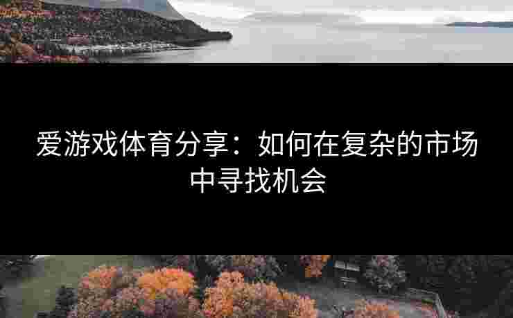 爱游戏体育分享：如何在复杂的市场中寻找机会