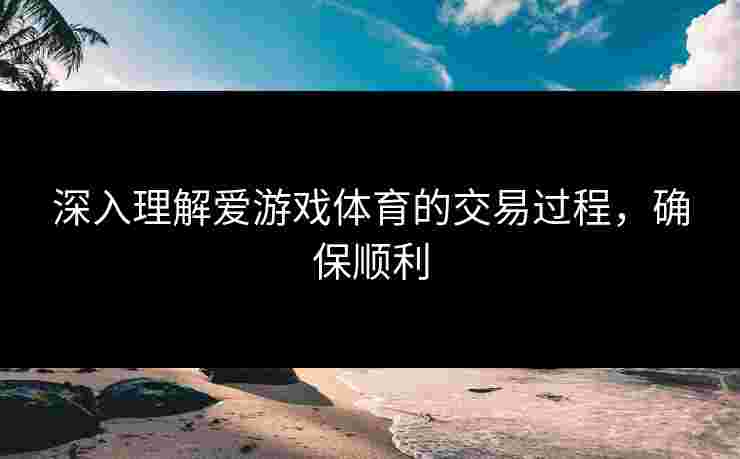 深入理解爱游戏体育的交易过程，确保顺利