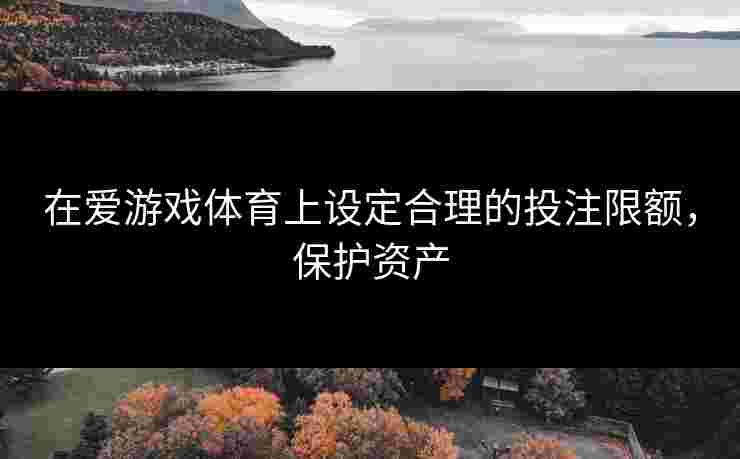 在爱游戏体育上设定合理的投注限额，保护资产