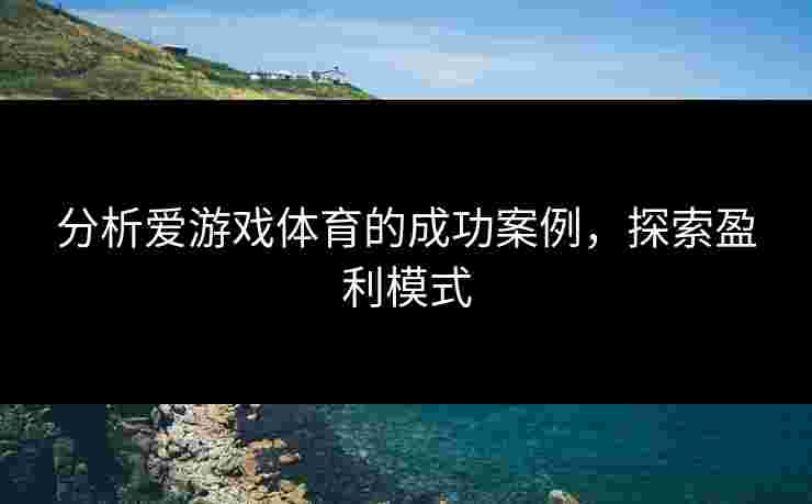分析爱游戏体育的成功案例，探索盈利模式