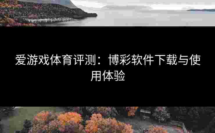 爱游戏体育评测：博彩软件下载与使用体验