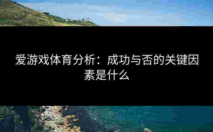 爱游戏体育分析：成功与否的关键因素是什么